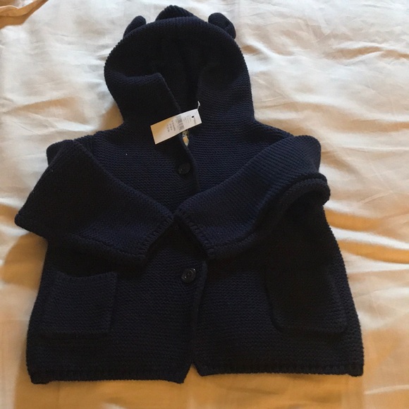 Baby gap navy sweater nwt. - Picture 2 of 7